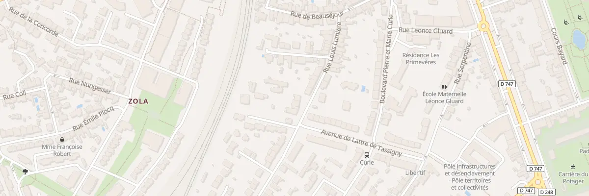 Plan du 36B Rue Louis Lumière à La Roche-sur-Yon