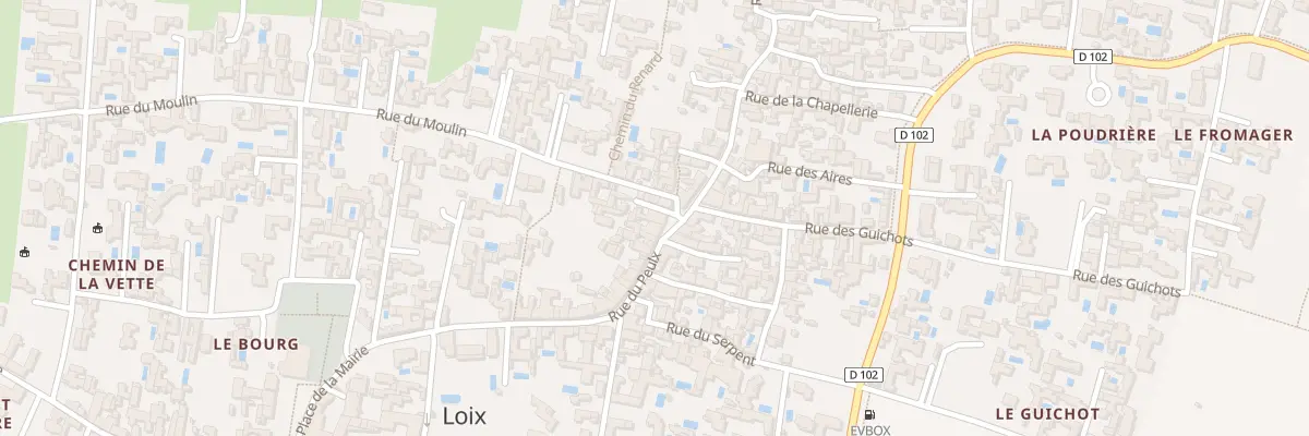 Plan du 31 Rue du Peulx à Loix