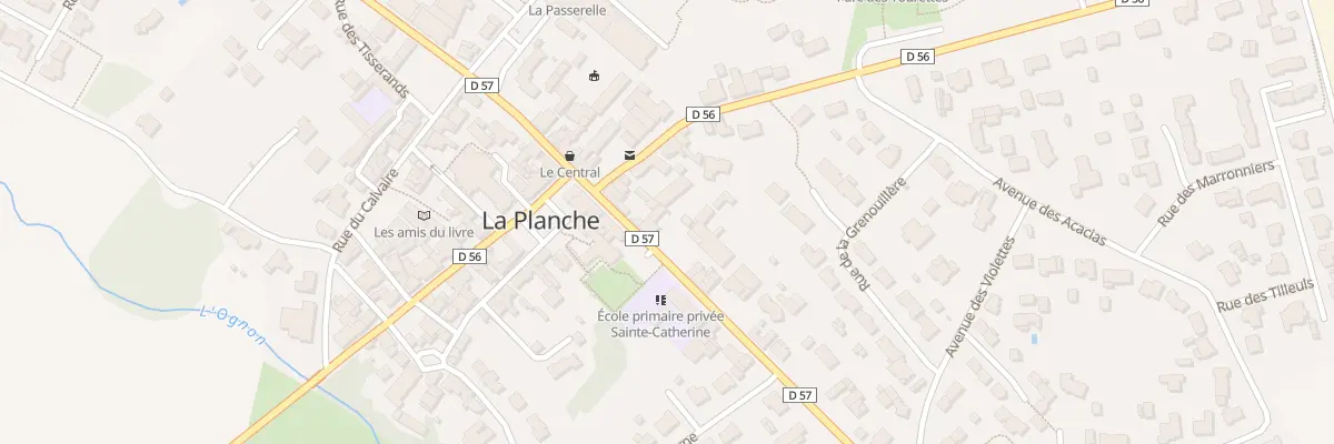 Plan du 30 Rue de nantes à La Planche
