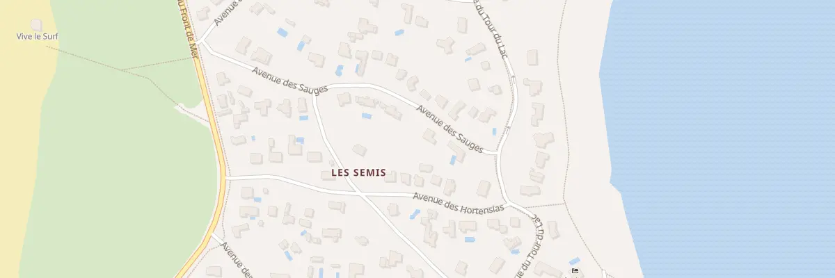Plan du 95 Av des Sauges à Soorts-Hossegor