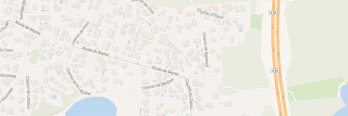 Plan du 340B Che de Choy à Ondres