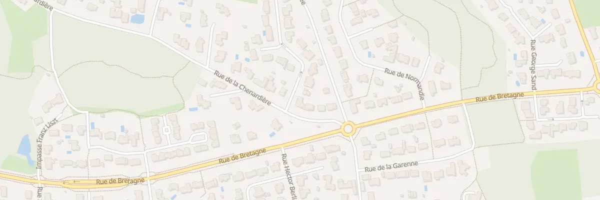 Plan du 8 Rue de la chénardière à Haute-Goulaine