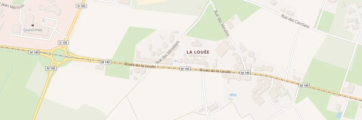 Plan du 35 Rte de la Louée à Haute-Goulaine