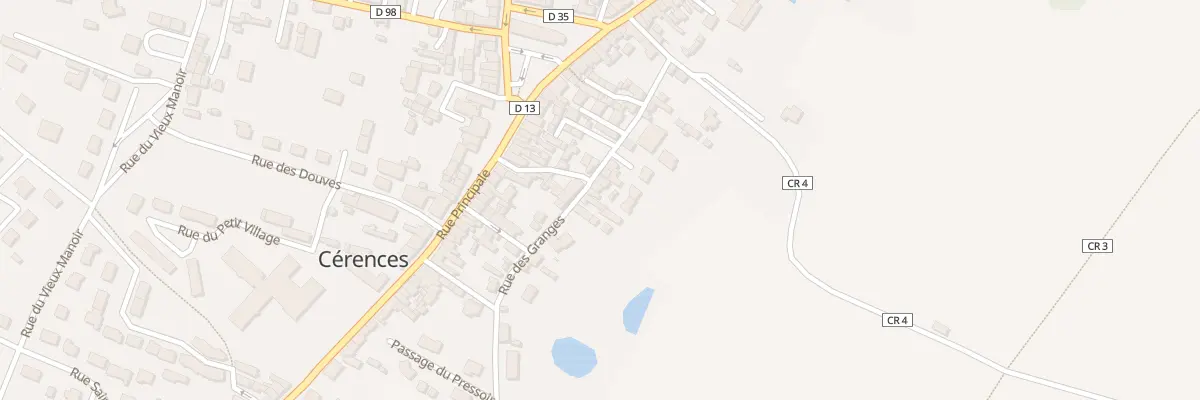 Plan du 27 Rue des Granges à Cérences