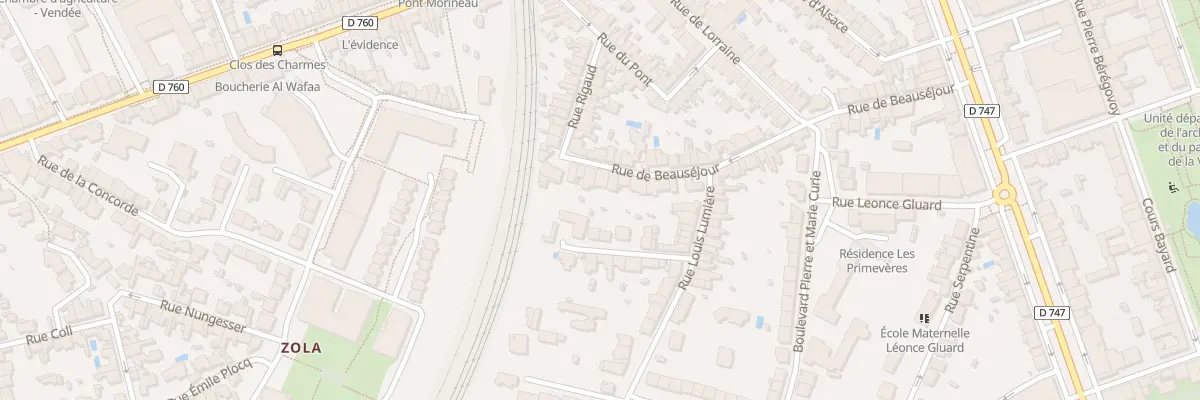 Plan du 53 Rue de beauséjour à La Roche-sur-Yon