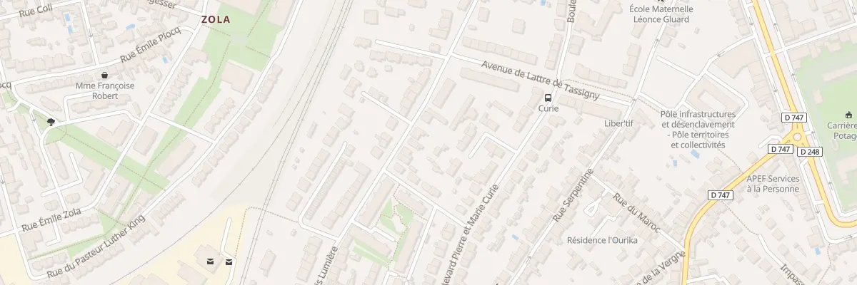 Plan du 65 Rue Louis Lumière à La Roche-sur-Yon