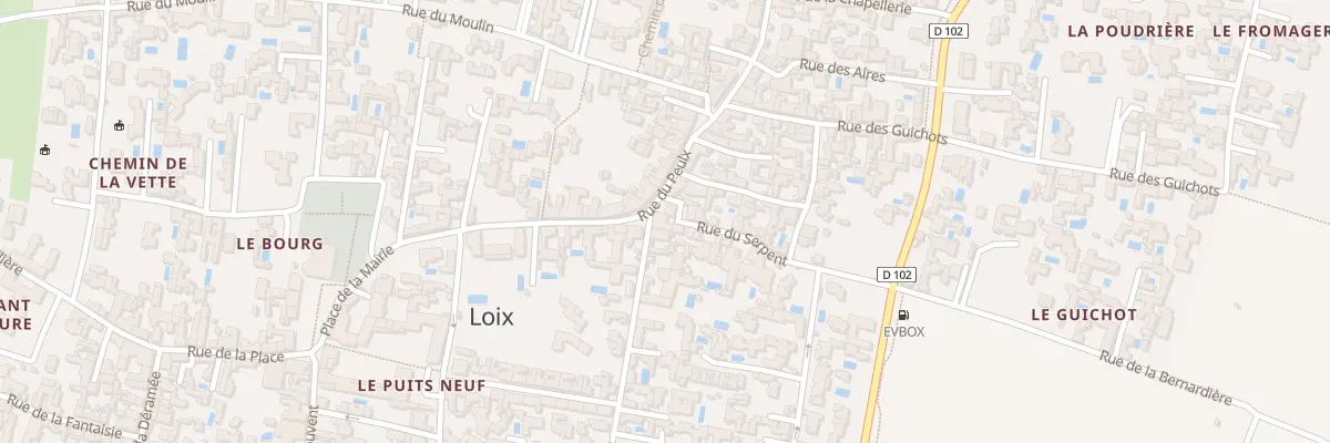 Plan du 12 Rue du Peulx à Loix