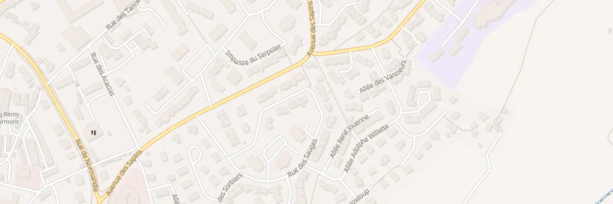 Plan du 26 Rue des Sauges à Coutances