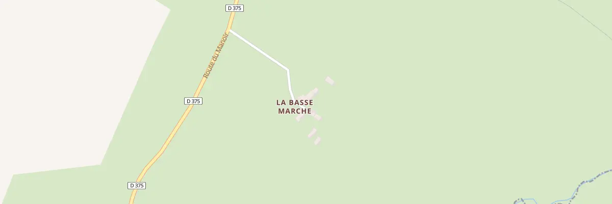 Plan du 5099 La Basse Marche à Hudimesnil
