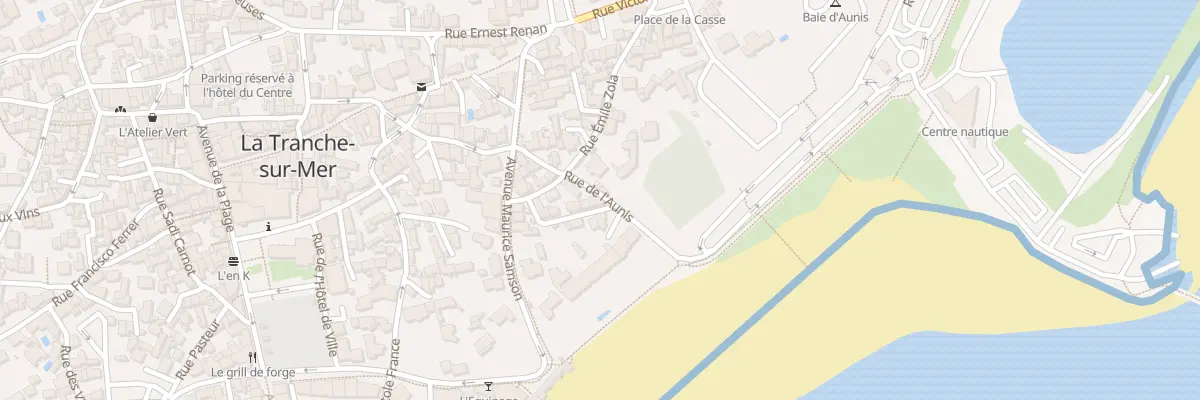 Plan du 2 Rue du fond martin à La Tranche-sur-Mer