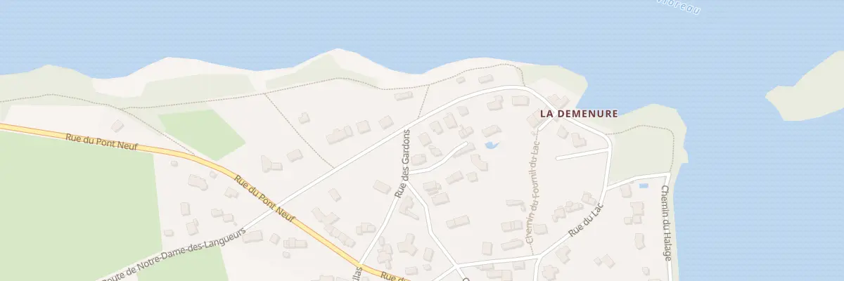 Plan du 557 Rue du Lac à Joué-sur-Erdre
