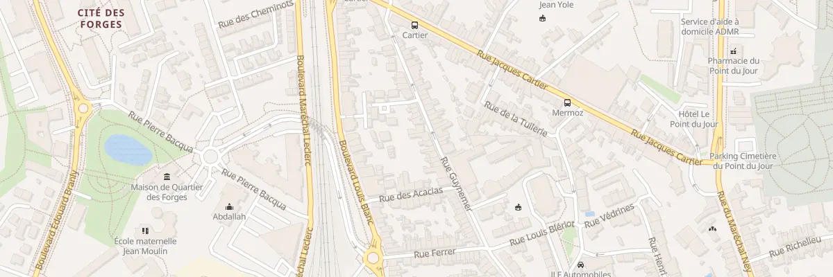 Plan du 105 Rue Guynemer à La Roche-sur-Yon