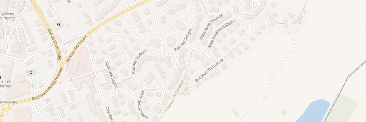 Plan du 34 Rue des Sorbiers à Coutances
