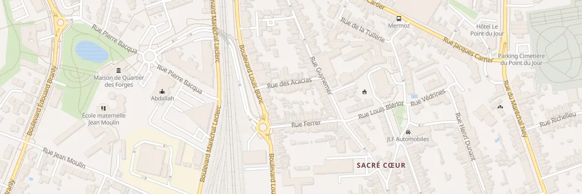 Plan du 9 Rue des Acacias à La Roche-sur-Yon