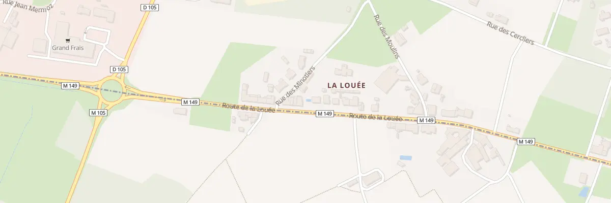 Plan du 33 Rte de la Louée à Haute-Goulaine