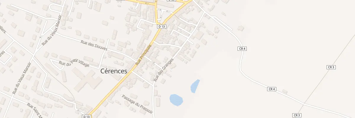 Plan du 31 Rue des Granges à Cérences