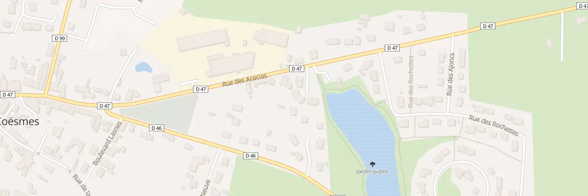 Plan du 3 Sq des Acacias à Coësmes