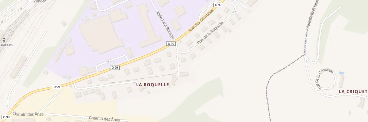 Plan du 14 Rue de la Roquelle à Coutances