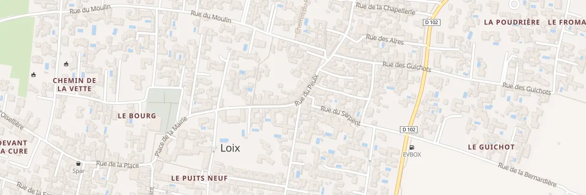 Plan du 15 Rue du Peulx à Loix