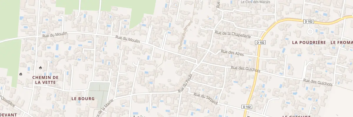 Plan du 1 Rue du Moulin à Loix