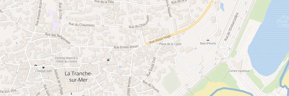 Plan du 56 Rue victor hugo à La Tranche-sur-Mer