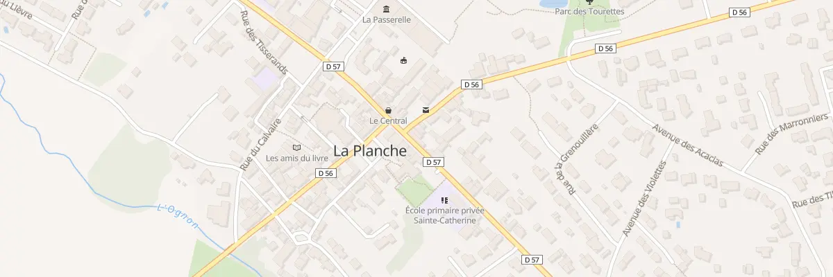 Plan du 36 Rue de nantes à La Planche