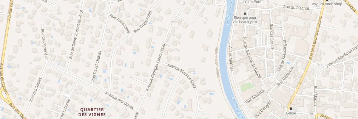 Plan du 14 Rue Maurice Mary à Capbreton