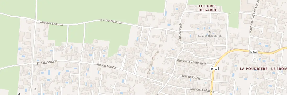 Plan du 7 Rue des Sailloux à Loix