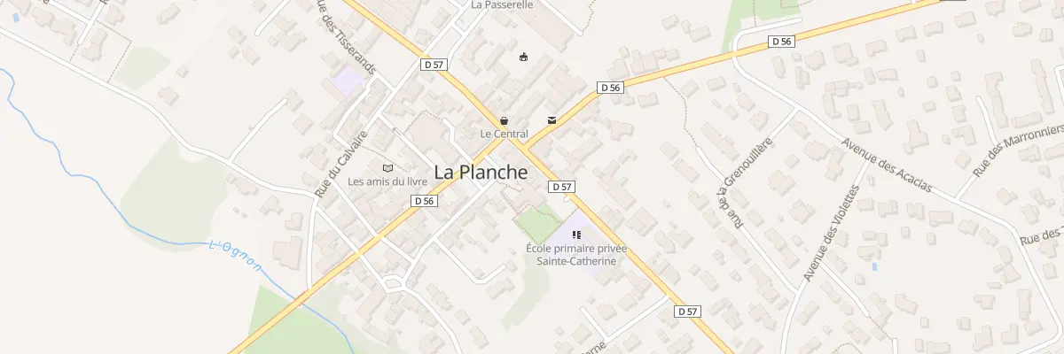 Plan du 21 Rue de nantes à La Planche