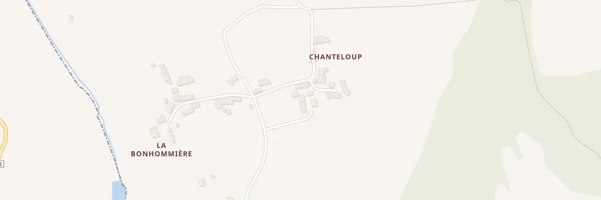 Plan du 5099 Chanteloup au Tiercent
