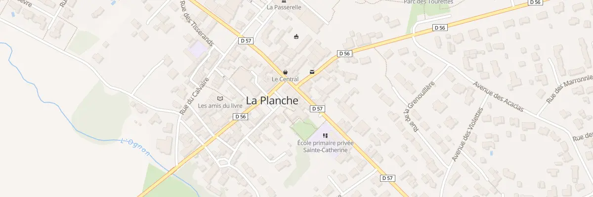 Plan du 23 Rue de nantes à La Planche
