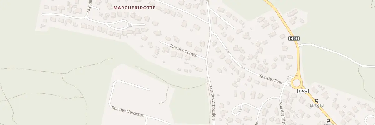 Plan du 3 Rue des Genets à Labenne