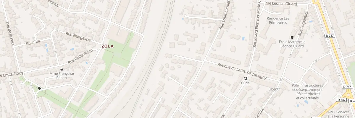 Plan du 50 Rue Louis Lumière à La Roche-sur-Yon