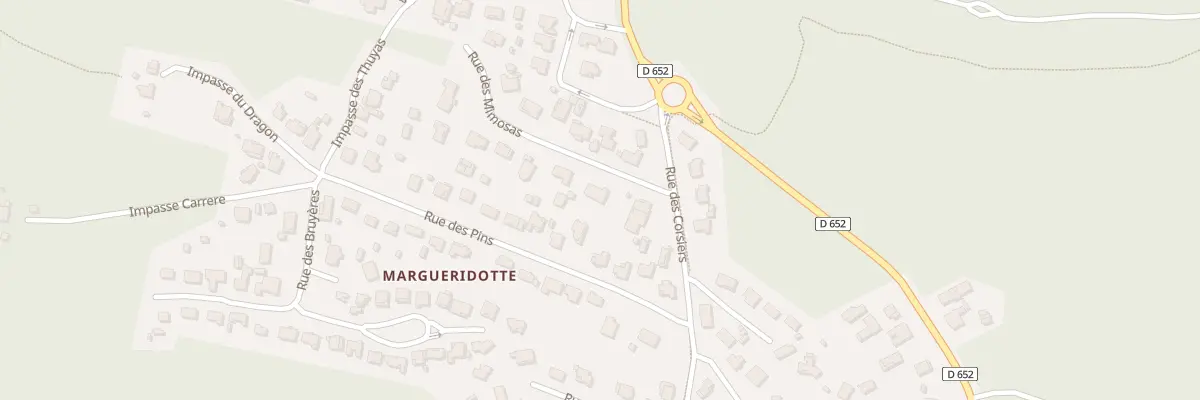 Plan du 3 Rue des Mimosas à Labenne