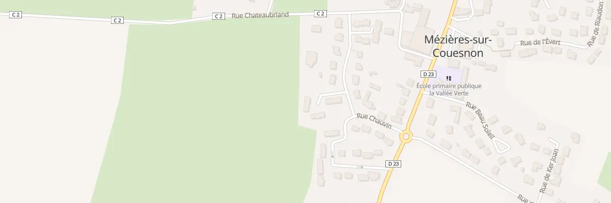 Plan du 6 Imp des Primevères à Mézières-sur-Couesnon