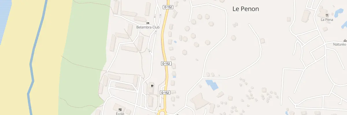 Plan du 63 Av du Penon à Seignosse