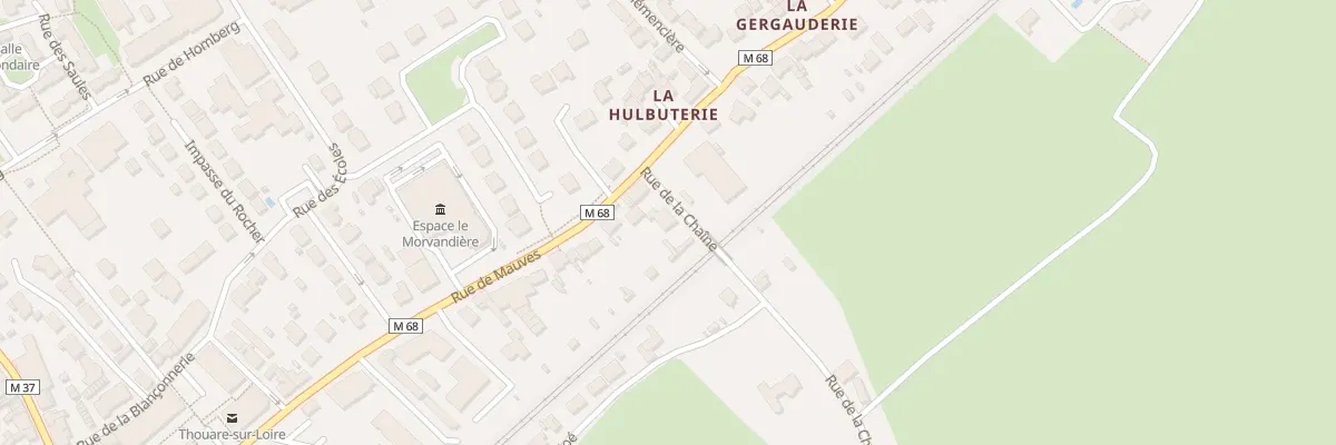 Plan du 2 Rue de la Chaine à Thouaré-sur-Loire