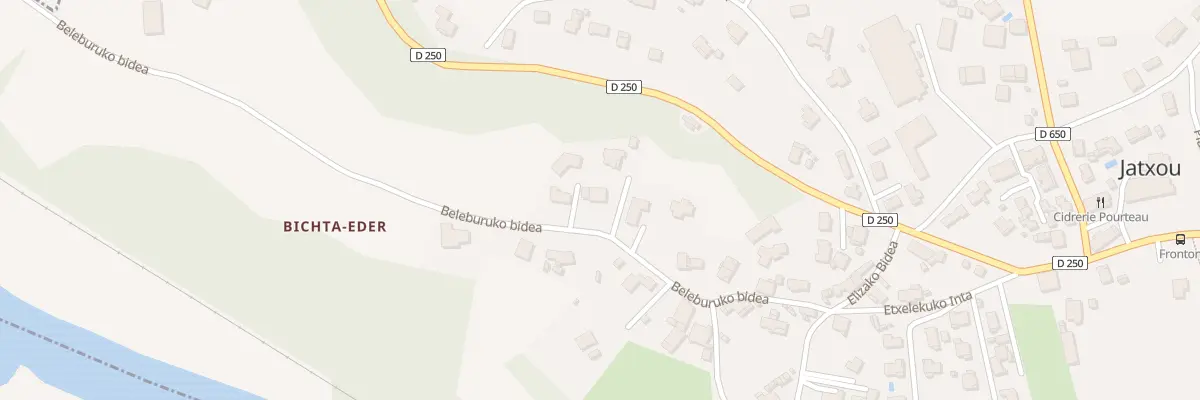 Plan du 216 Beleburuko Bidea à Jatxou
