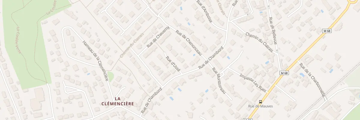 Plan du 2 Rue d’Ussé à Thouaré-sur-Loire