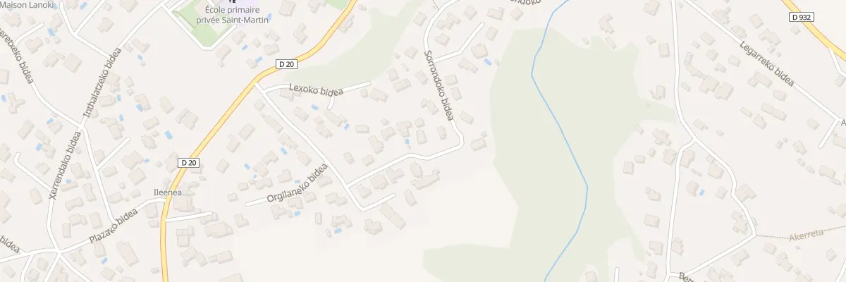 Plan du 277 Sorrondoko bidea à Larressore