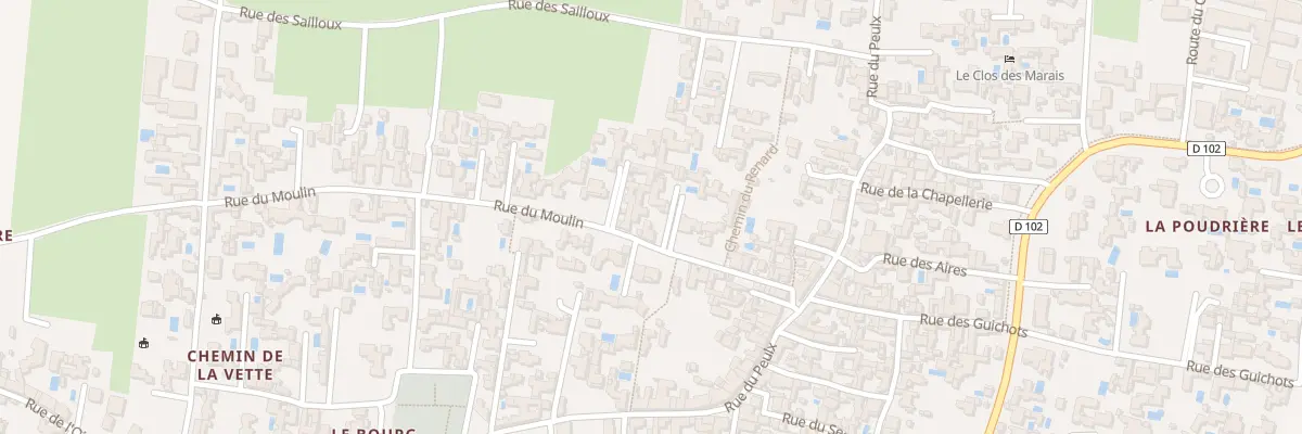 Plan du 22 Rue du Moulin à Loix