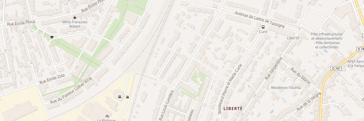 Plan du 82 Rue Louis Lumière à La Roche-sur-Yon