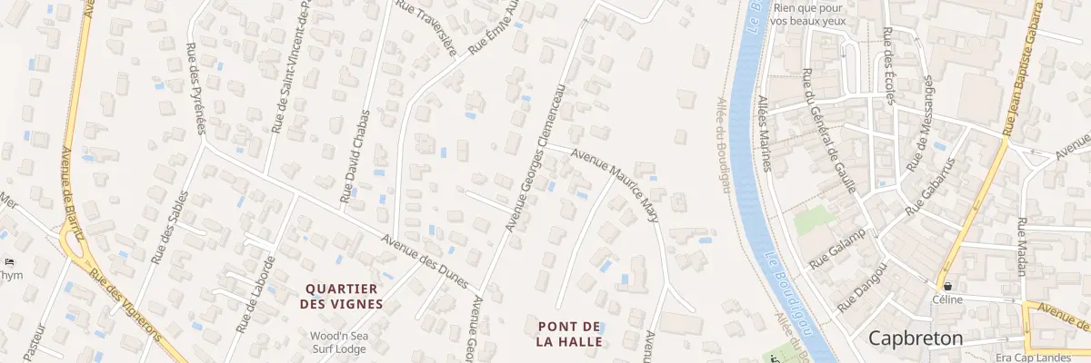 Plan du 50 Av Georges Clémenceau à Capbreton