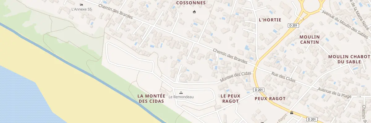 Plan du 18 La Montee des Cidas à La Couarde-sur-Mer