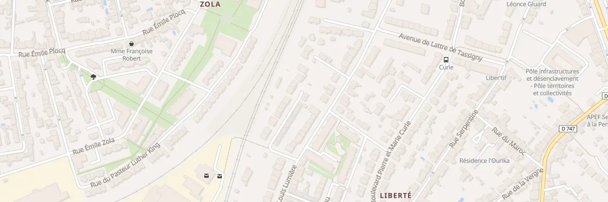Plan du 64 Imp Jean Goujon à La Roche-sur-Yon