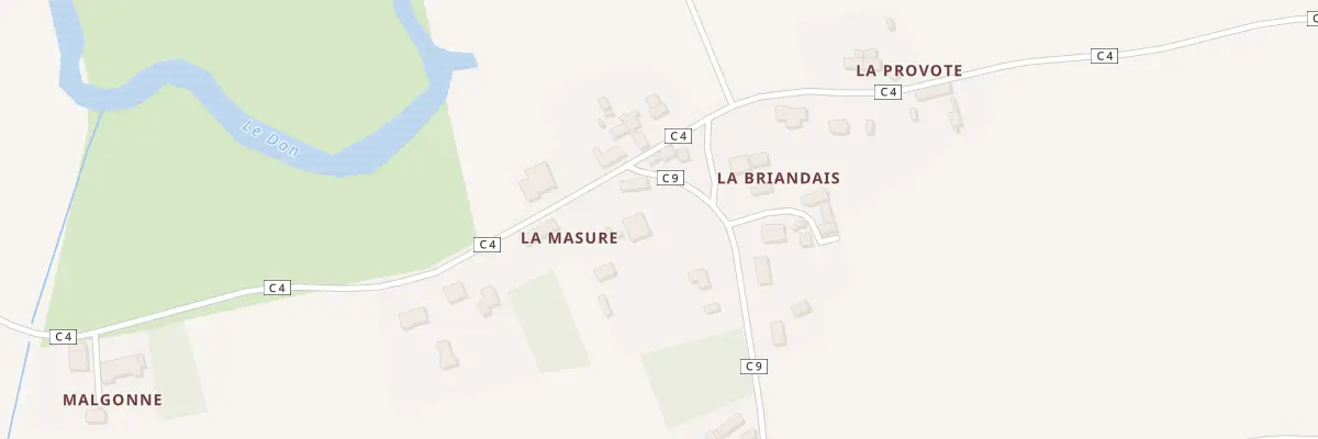 Plan du 16 La Mazure à Issé