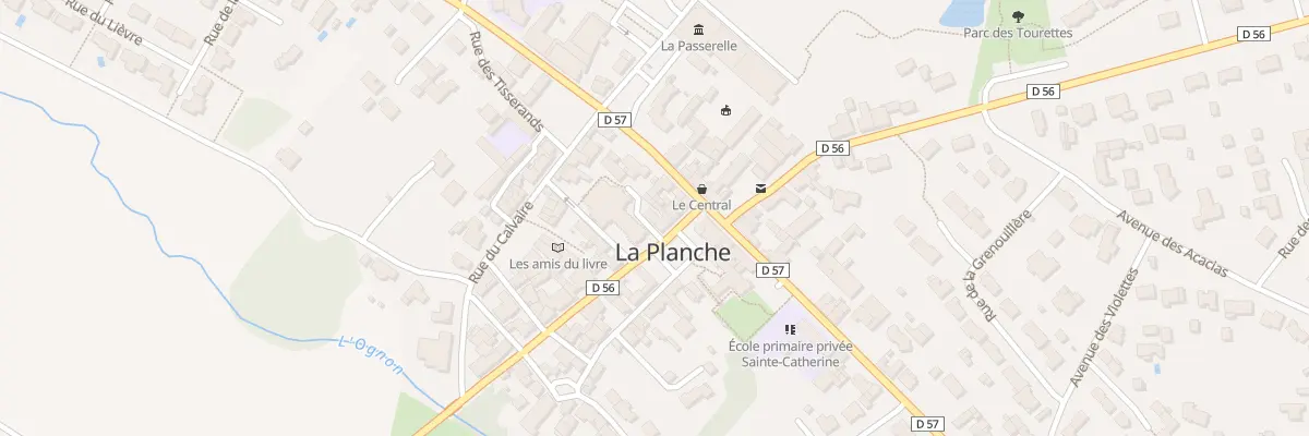 Plan du 2 Imp Saint Jacques à La Planche
