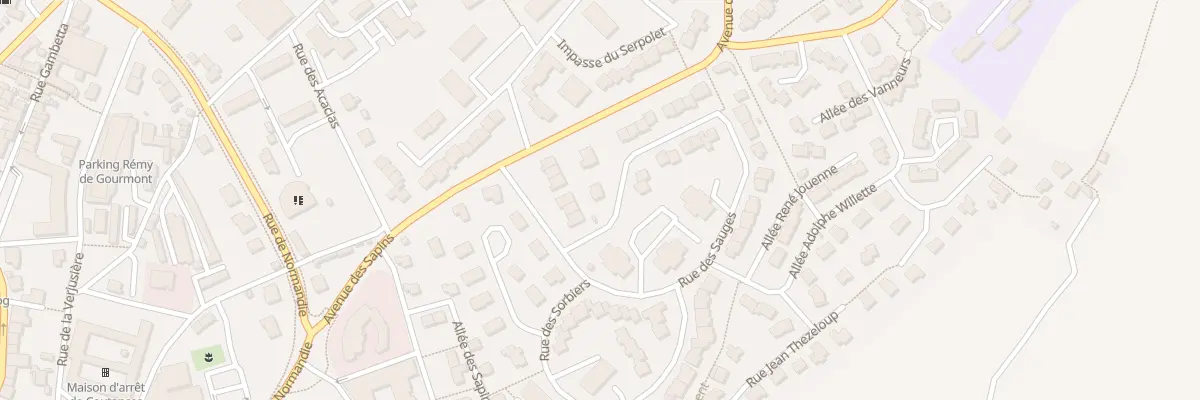 Plan du 17 Rue des Sauges à Coutances