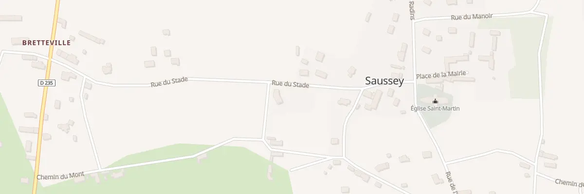 Plan du 9 Rue du Stade à Saussey
