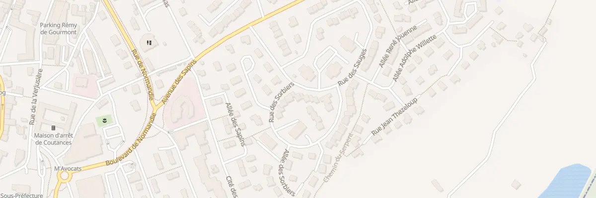 Plan du 67 Rue des Sauges à Coutances